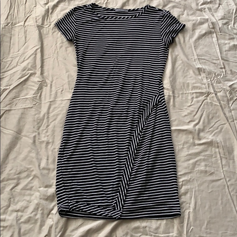 Black & white stripe dress